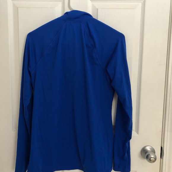 OLD NAVY BLUE QUARTER ZIP ATHLETIC LONG SLEEVE - Picture 4 of 4